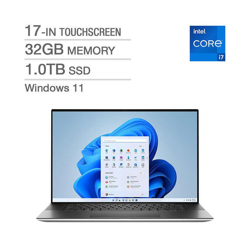 Dell XPS 17 9720 · UHD+ touch model model image